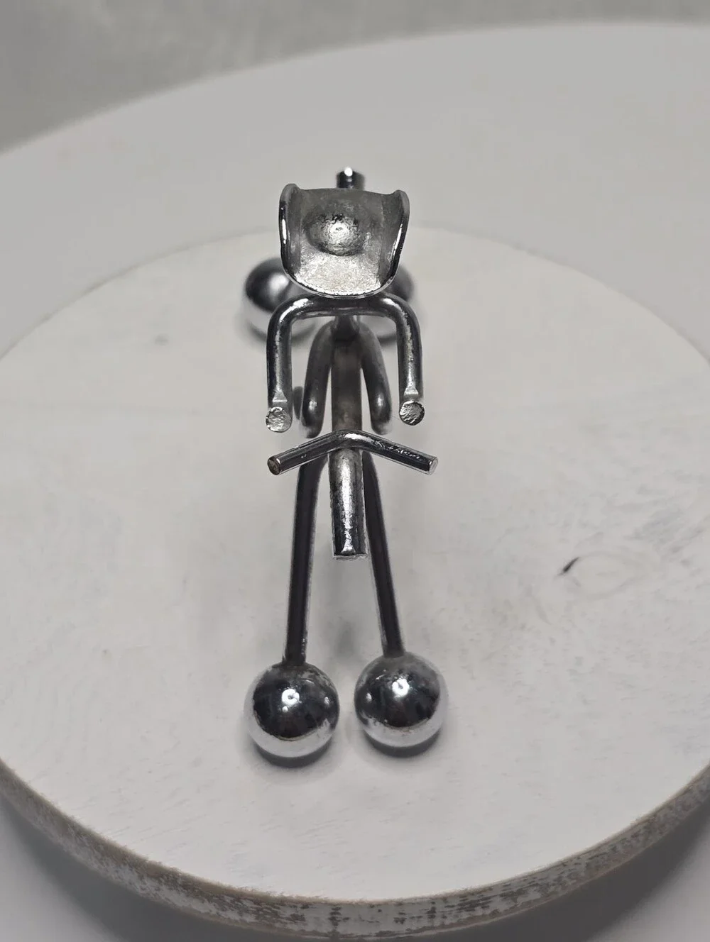 Cowboy Riding Horse Metal Desktop Decor [ Read Details ]